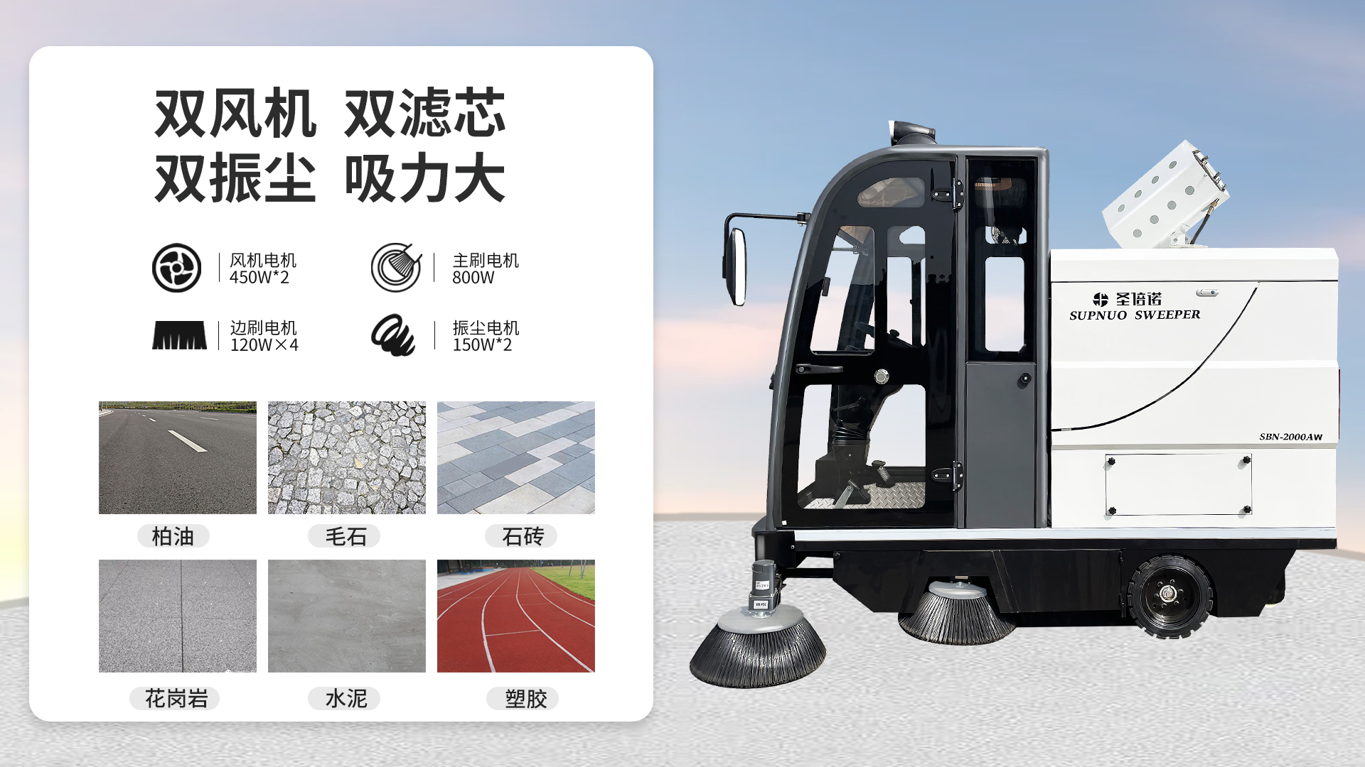 诸暨电动扫地车的优势与应用场景